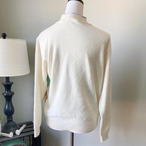 Pastel argyle sweater - Picture 3 of 3